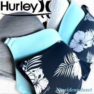 NWT Hurley Laser Wings 3 Pack Padded Bra with Underwire Set Size 36C